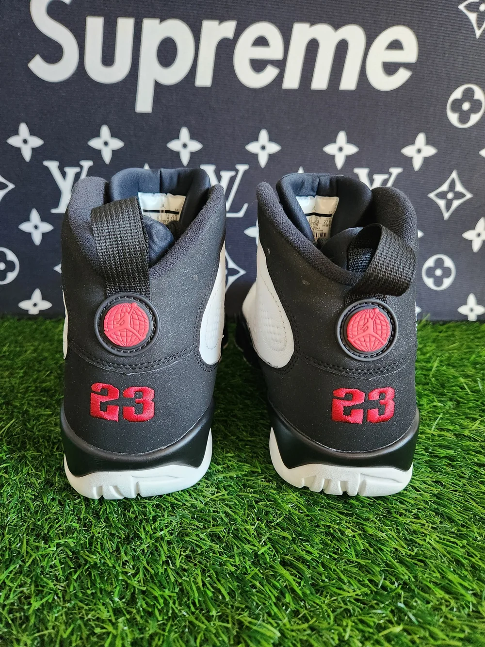 Mens Size 9.5 Jordan 9 Retro 2016 Space Jam Black White Basketball Sneakers